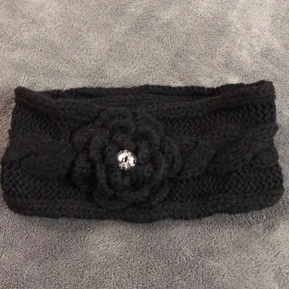 Black knit headwear!